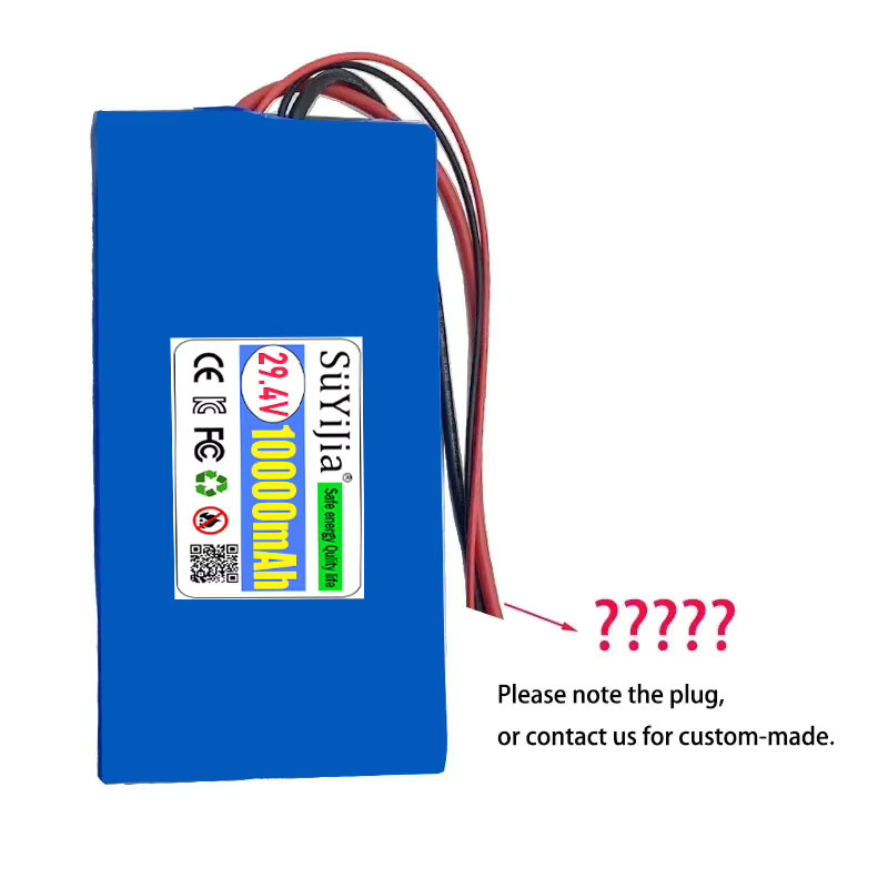 SUYIJIA Li-Ion Akku 18650 7S1P 25,2V 24V 10000mAh mit BMS in Blau für Überwachungslautsprecher und kleine elektrische Einräder - Bild 4