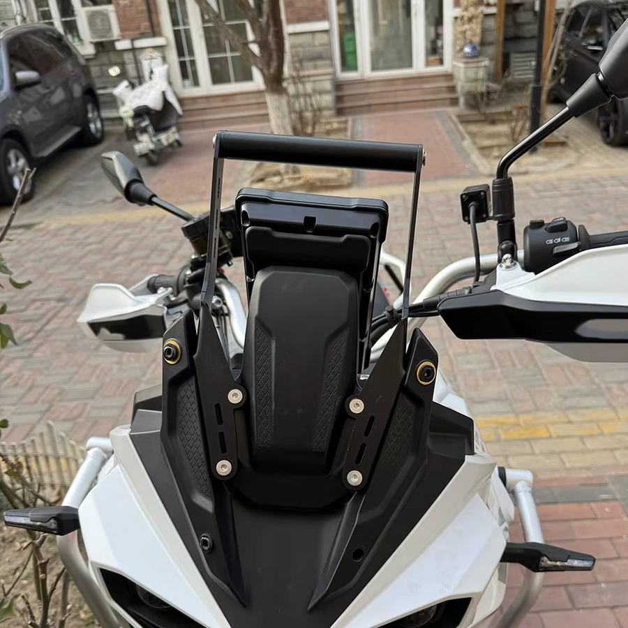 Motorrad Telefonhalterung für KOVE 800X und 800 ADV Rally Pro in Schwarz zur GPS Navigation - Bild 3