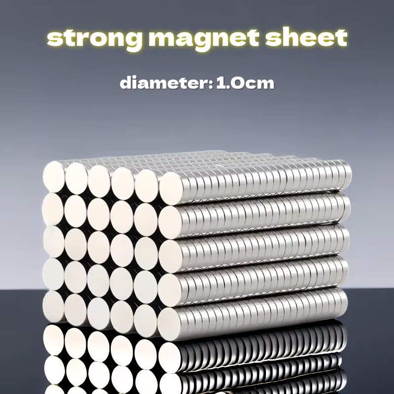 KePaQi Magnete, kreisförmig, 10-teiliges Set, Grau - Bild 2