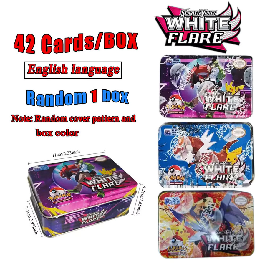 Bandai Pokémon Eisen-Metall-Box, Sammelkarten, Schwarz/Weiß, Bunt / Mehrfarbig - Bild 3