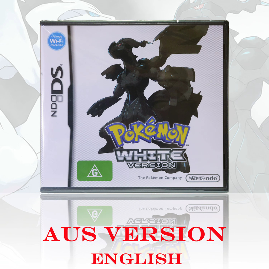 Pokémon Schwarz Weiß Platin Version DS Videospiel von Bandai in versiegelter Verpackung mit Box und Handbüchern - Bild 1