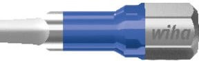 Wiha Bit Set T-Bit 25 mm Vierkant 5-teilig in Blau mit 1/4 Zoll Aufnahme in Box - Bild 1