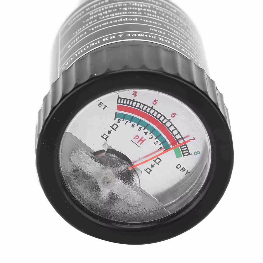 Qiilu Boden-PH-Tester VT-05 mit Feuchtigkeitssensor und Hygrometer in Schwarz - Bild 4