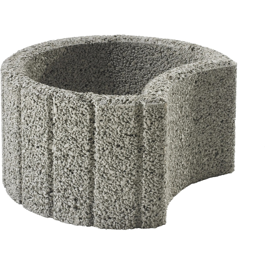 Pflanzring aus Leichtbeton in Grau, Durchmesser: 48 cm, Höhe: 25 cm - Bild 2