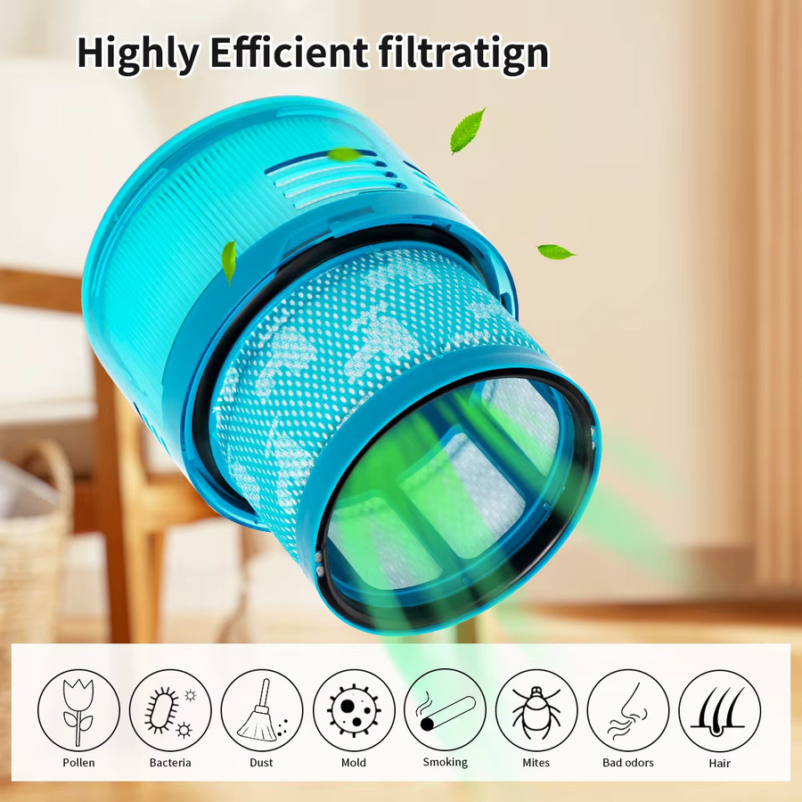 Dyson Ersatzfilter für Gen5 Akku-Staubsauger mit HEPA-Filterzubehör in Blau, Teilenummer 972352-01 - Bild 2