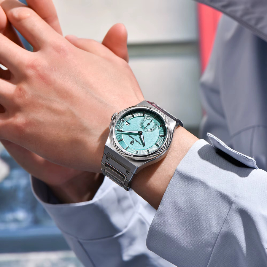 PAGANI DESIGN Taucheruhr, Automatik, Edelstahl, Saphirglas, Schwarz, Herren - Bild 5