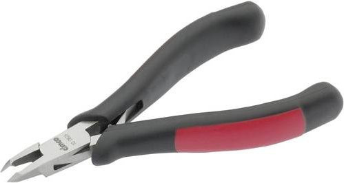 Cimco ESD Schrägvornschneider ohne Facette aus Stahl in Schwarz, 120 mm - Bild 1