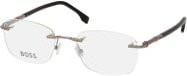 BOSS 1551/C Korrektionsbrille, randlos, quadratisch, Metall, silver, Herren - Bild 1