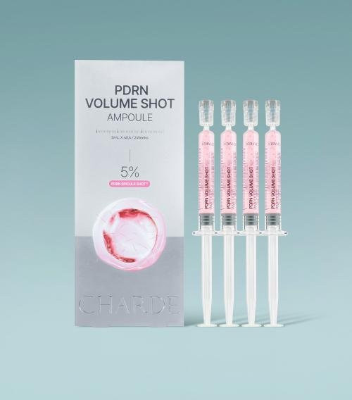 Charde PDRN Volumen Shot Ampulle Serum, 4 x 3 ml, Unisex - Bild 1
