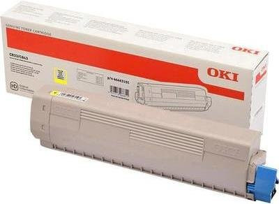 OKI Original Tonerpatrone Gelb für C833dn, 833n, 843dn (46443101) - Bild 1