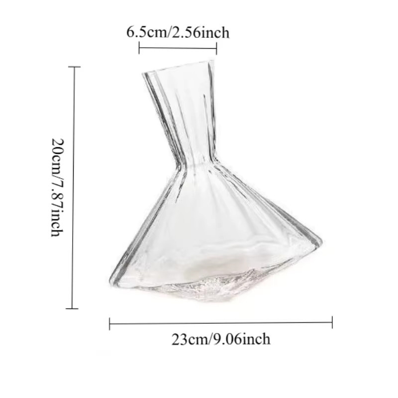 Hochwertiger Kristallglas-Dekanter in Transparent für Wein, Champagner oder Whisky, Volumen: 1,5 l - Bild 5
