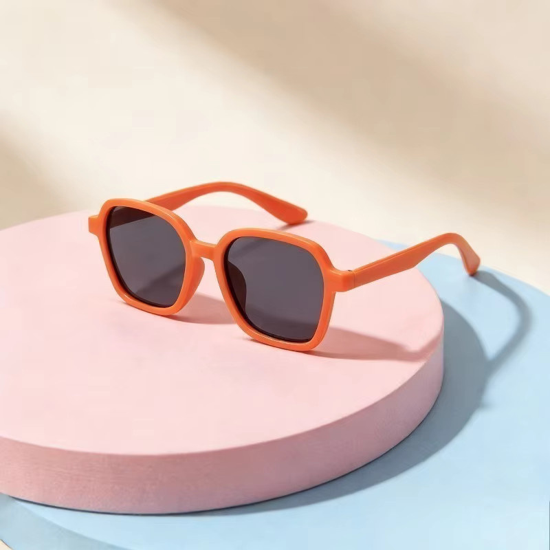 BMAD Sonnenbrille für Kinder, Vollrand, Square, Kunststoff, orange - Bild 1