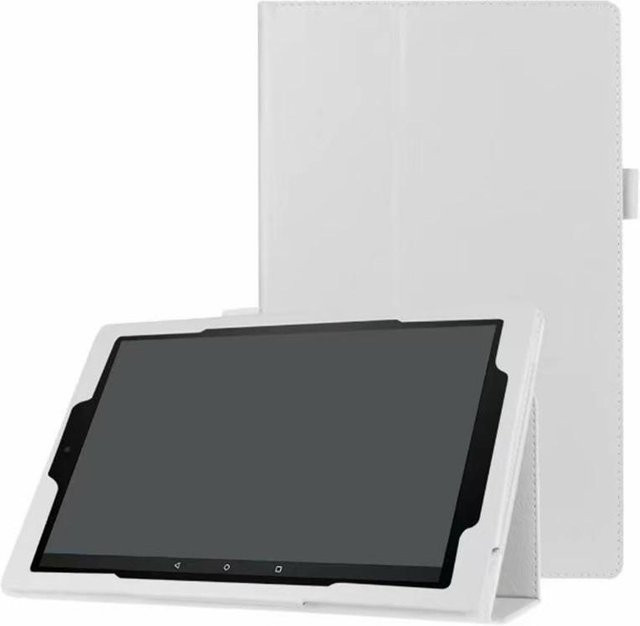Schutzhülle für Amazon Fire Tablet HD7 HD8 HD 8 Plus 2017 2018 2020 2022 Foldable Flip Stand Case in Weiß - Bild 1