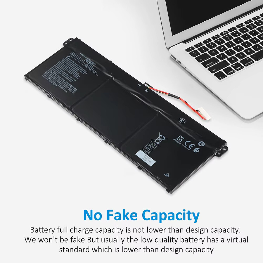 Acer Laptop Batterie in Schwarz für Aspire Go 15 AG15-51P, A14-51M, A14-51GM, A15-41M, A15-51M und Chromebook CB311-12HT (Modelle AP23A8L, AP23A7L, AP23A5L) - Bild 2