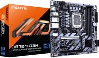 Gigabyte Q870M D3H Mainboard LGA1851 DDR5 Schwarz mit Ethernet/LAN und SATA - Bild 1