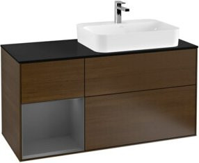 V&B Waschtischunterschrank Finion Walven Anthrazit B: 120 cm, T: 50,1 cm, H: 50,1 cm - Bild 1