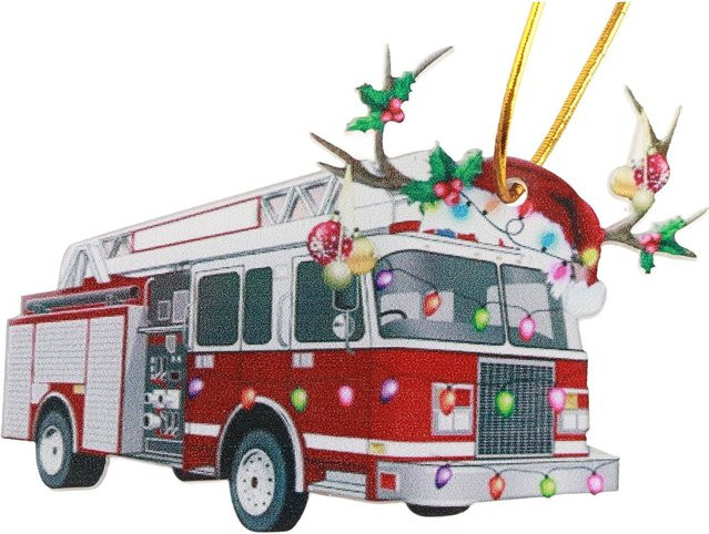 Personalisierter Weihnachtsbaum Anhänger mit Tier-Motiven von DIYelecs in Rot - Bild 1
