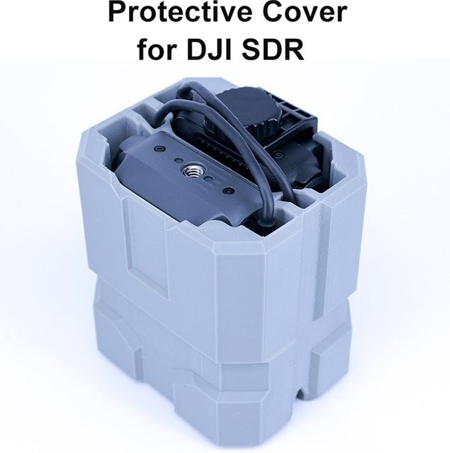 DJI SDR Wireless Video Transmission System TPU elastische Schutzhülle für Sender und Empfänger in Grau - Bild 1