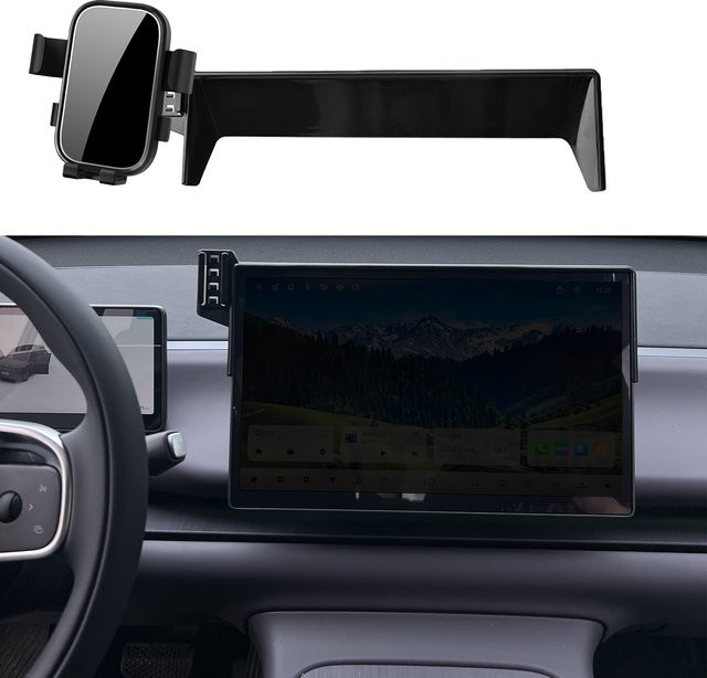Auto Handy Halterung für Leapmotor C10 als GPS Navigationsständer in Schwarz - Bild 1