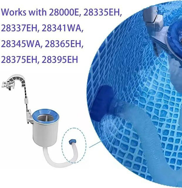 Intex Ersatzschlauch für Oberfläche Skimmer, Weiß, 1,57 x 30 Zoll - Bild 1
