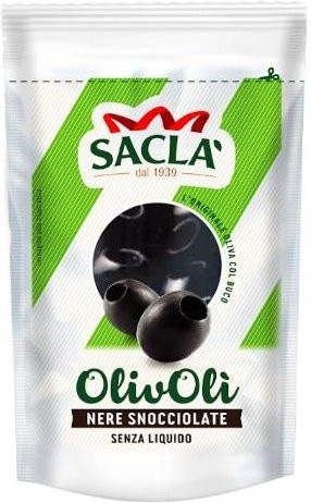 Sacla Oliven entkernt ganz 75 g - Bild 1