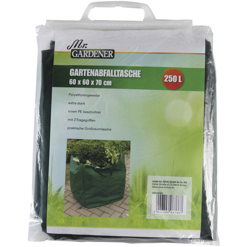 Mr. GARDENER Gartenabfalltasche aus Kunstfaser in Grün, H x B: 70 x 60 cm - Bild 3