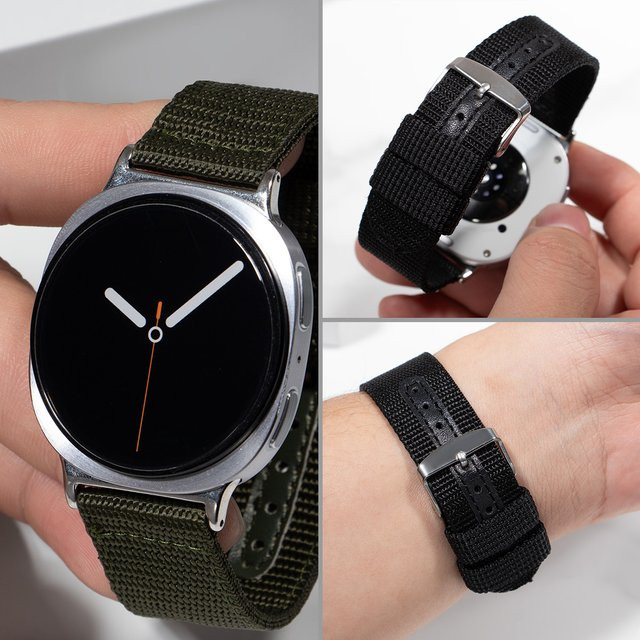 CHIICSMART Uhrenarmband Nylon, Schwarz, Unisex - Bild 1