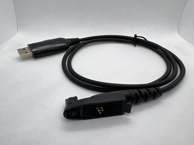 Motorola USB-Programmierkabel in Schwarz für GP344 GP388 GP644 GP688 GP328Plus GP338PLUS EX500 EX600 EX560 Funkgeräte Zubehör - Bild 1