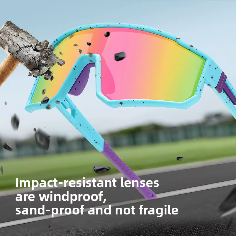 SNQP Sportsonnenbrille, TR90, Vollrand, Unisex, polarisiert - Bild 2