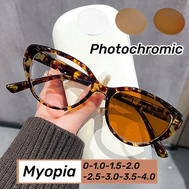 DIXSG Cat Eye Brille, Vollrand, Kunststoff, Braun, Unisex - Bild 1