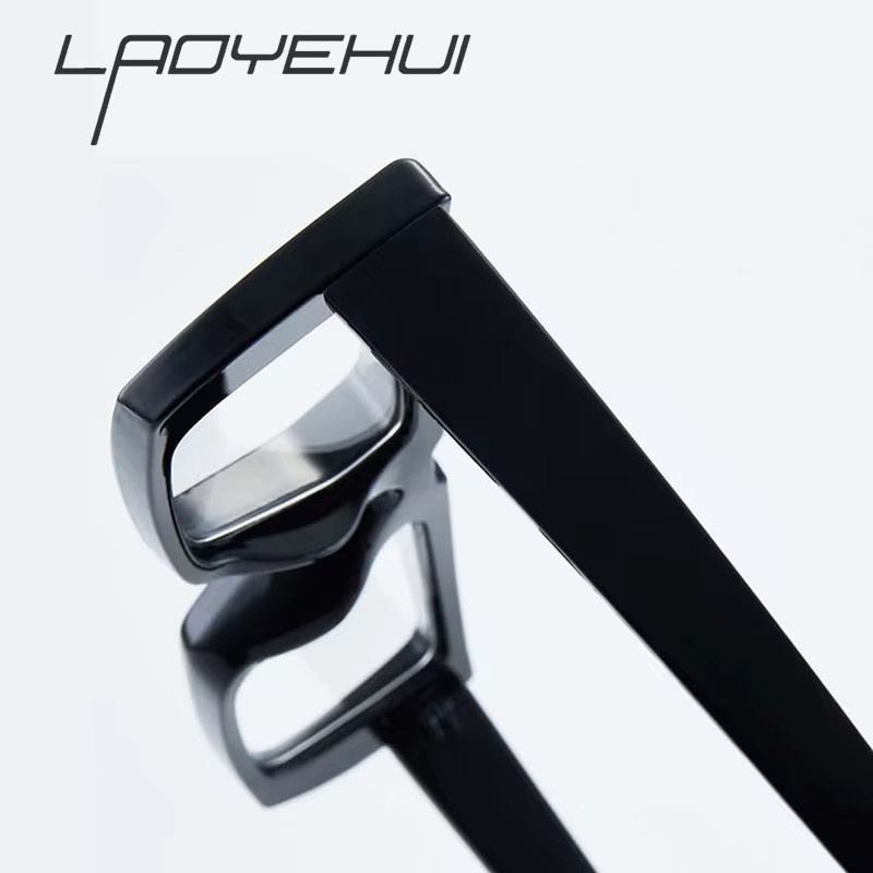LAO YE HUI Korrektionsbrille, Unisex, Vollrand, Square, Kunststoff, Black - Bild 2