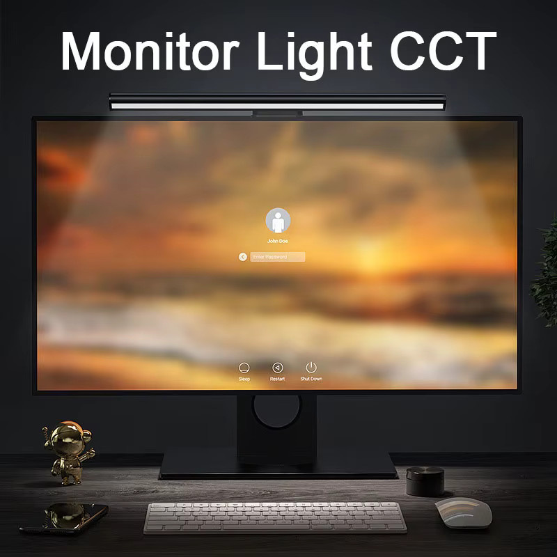 NOVEYEE RGB LED Monitor Light Bar in Schwarz, dimmbar, Breite: 40 cm - Bild 5
