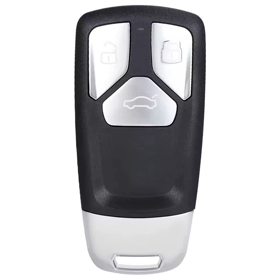 Smart 3-Tasten Fernbedienung Schlüssel Fob für Audi TT A3 A4 A5 S5 SQ5 in Schwarz und Silber (433MHz) - Bild 3