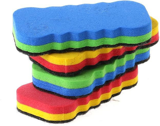 Yiran Furniture Whiteboard-Trockenwischer Mini-Tafelreiniger in Blau aus Kunststoff - Bild 1