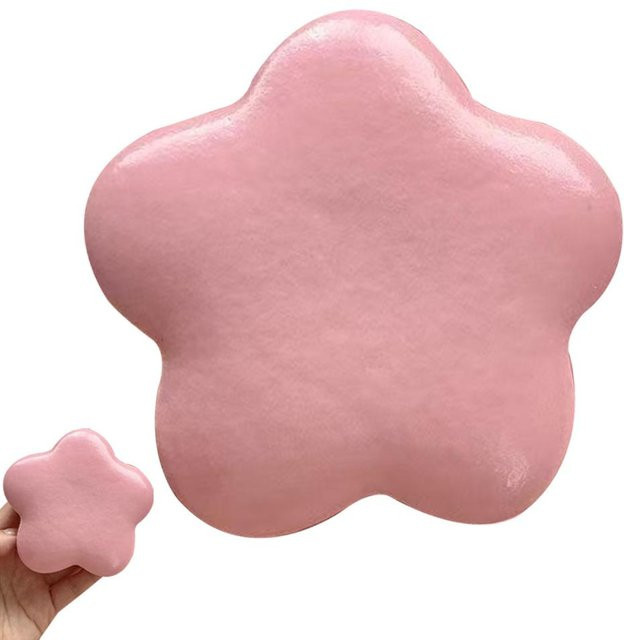 BC Pet Supplies Kawaii Niedlicher Stern Quetschspielzeug, Blume, rosa - Bild 1