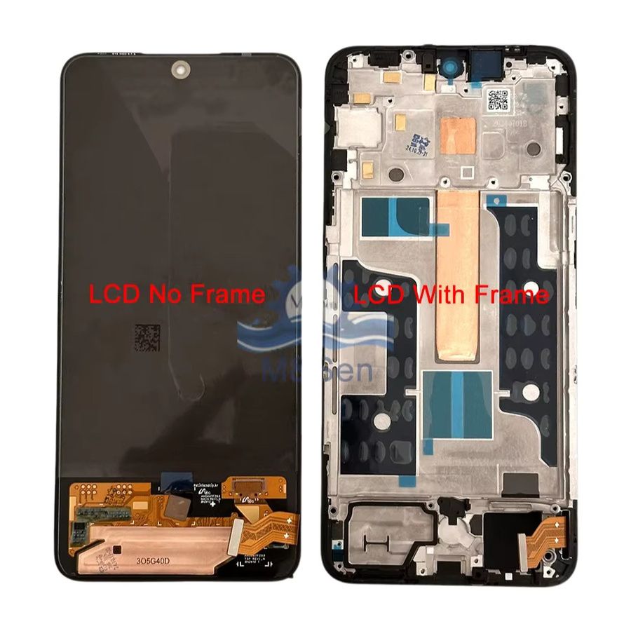 Original LCD-Display mit Rahmen für Nothing Phone 1, Phone (2), 2a, 2a Plus, 3a Pro, 3a Lit und CMF 1, CMF 2 Pro in Schwarz, 6,55 Zoll - Bild 2