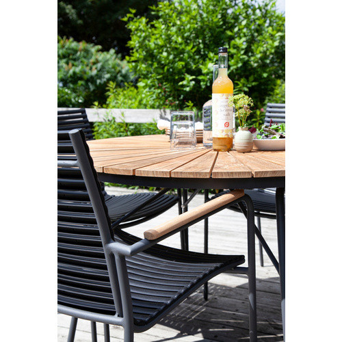 Cinas Gartenmöbelset aus Teakholz und Aluminium für 4 Sitzplätze in Grau/Anthrazit - Bild 3