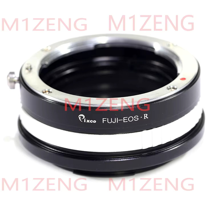 Fuji-EOSR Adapterring für Fujica X Old Fuji AX Objektive auf Canon RF-Anschluss, Schwarz - Bild 2