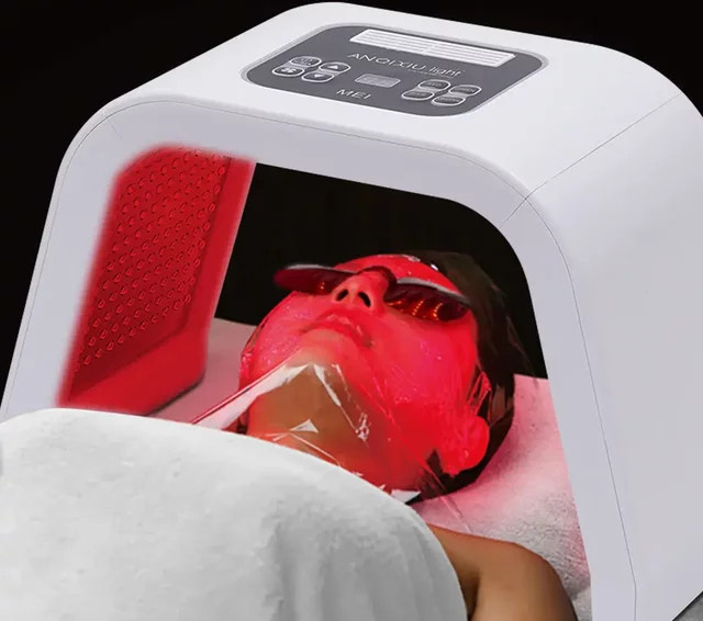 CNCEST LED Lichttherapie Gesichtsmaske, Weiß, Unisex - Bild 1