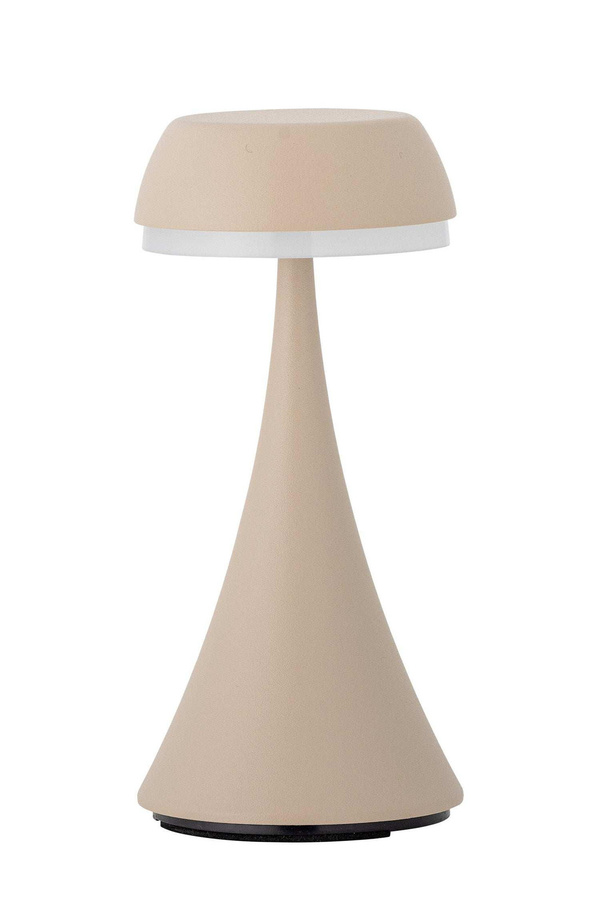 Bloomingville Tragbare Tischlampe Pepple aus Aluminium in Beige, dimmbar und wiederaufladbar - Bild 1