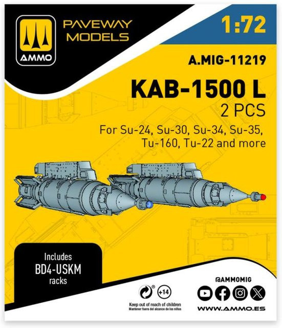 AMMO by MIG Jimenez KAB-1500 L, 2-teiliges Set - Bild 1