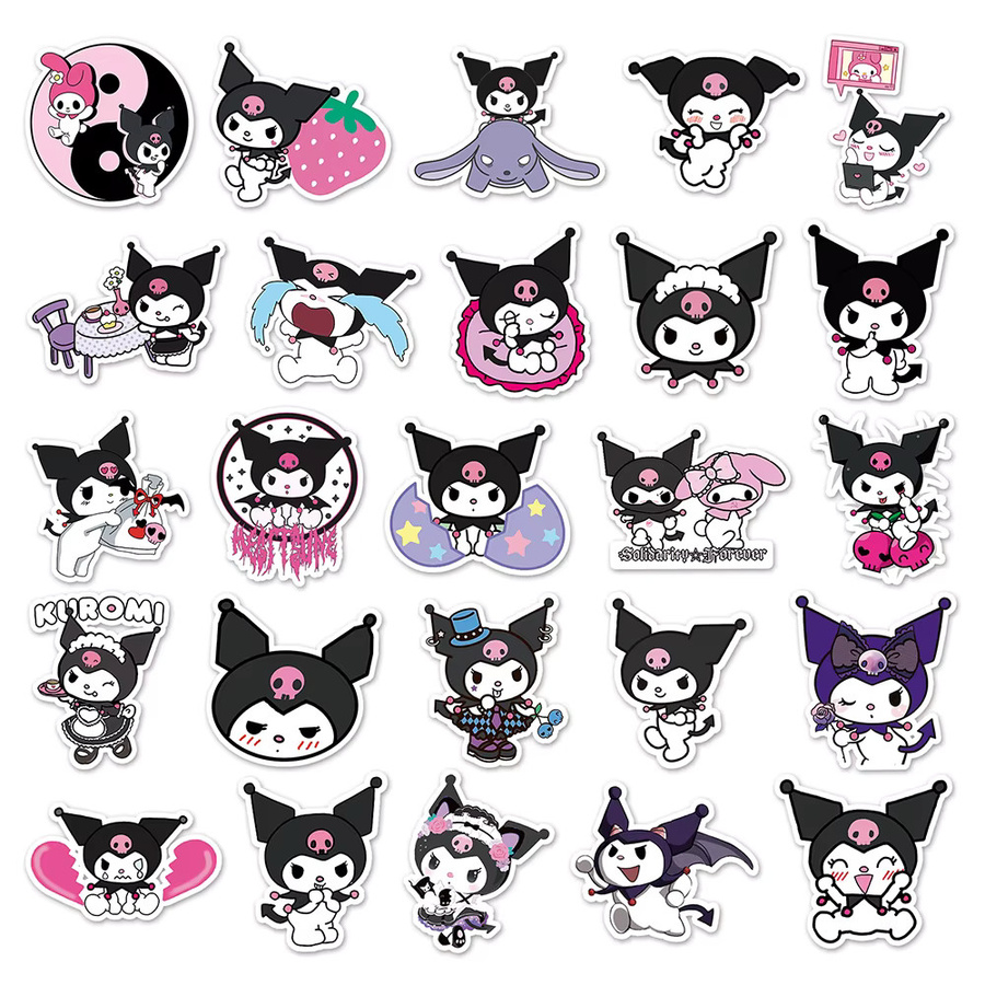 Sanrio Kuromi Graffiti-Aufkleber, Sticker, 10/30/50 Stück - Bild 4