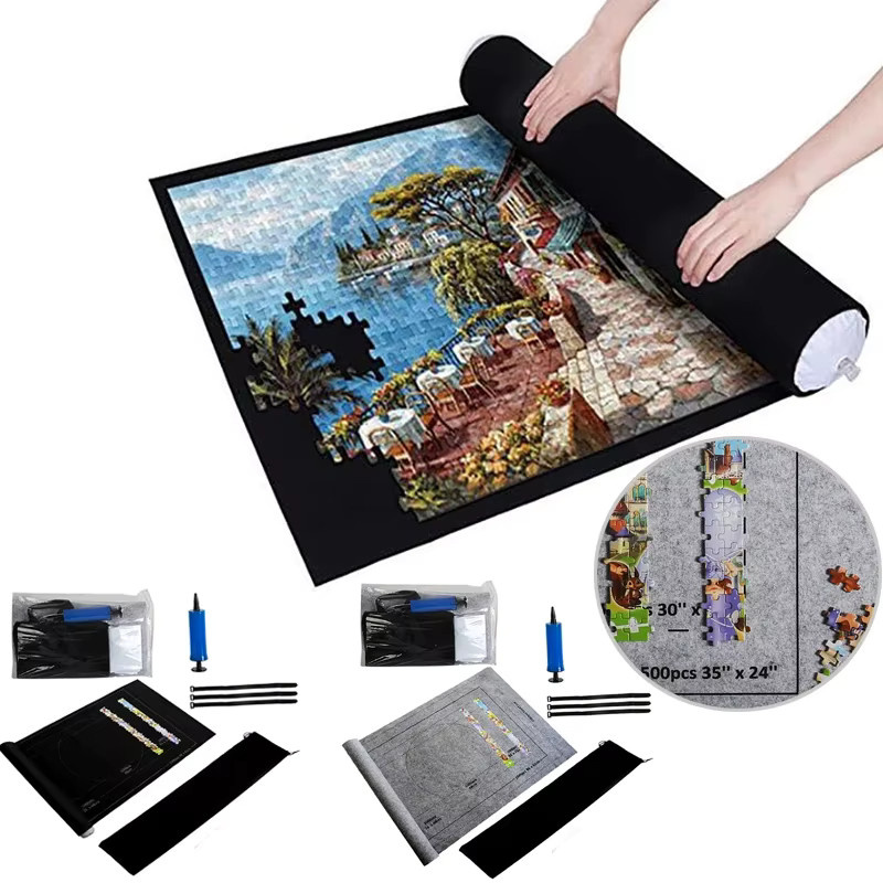 Maxrenard Puzzle Matte Roll Up Puzzles Board für bis zu 1500, 1000, 500 Stück - Bild 3