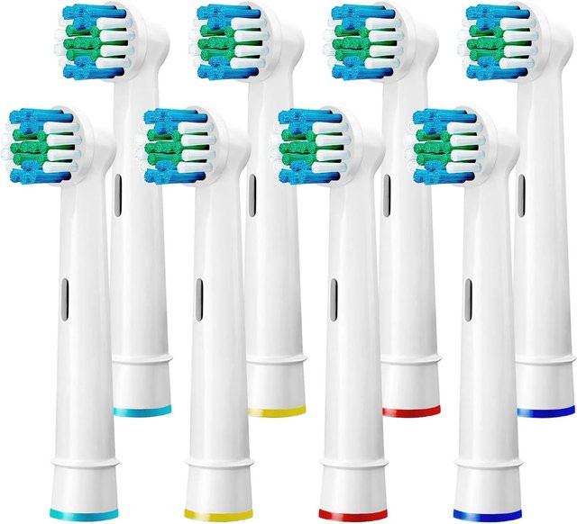 Oral-B Ersatz-Zahnbürstenköpfe, 8er-Pack, Schwarz, Unisex - Bild 1