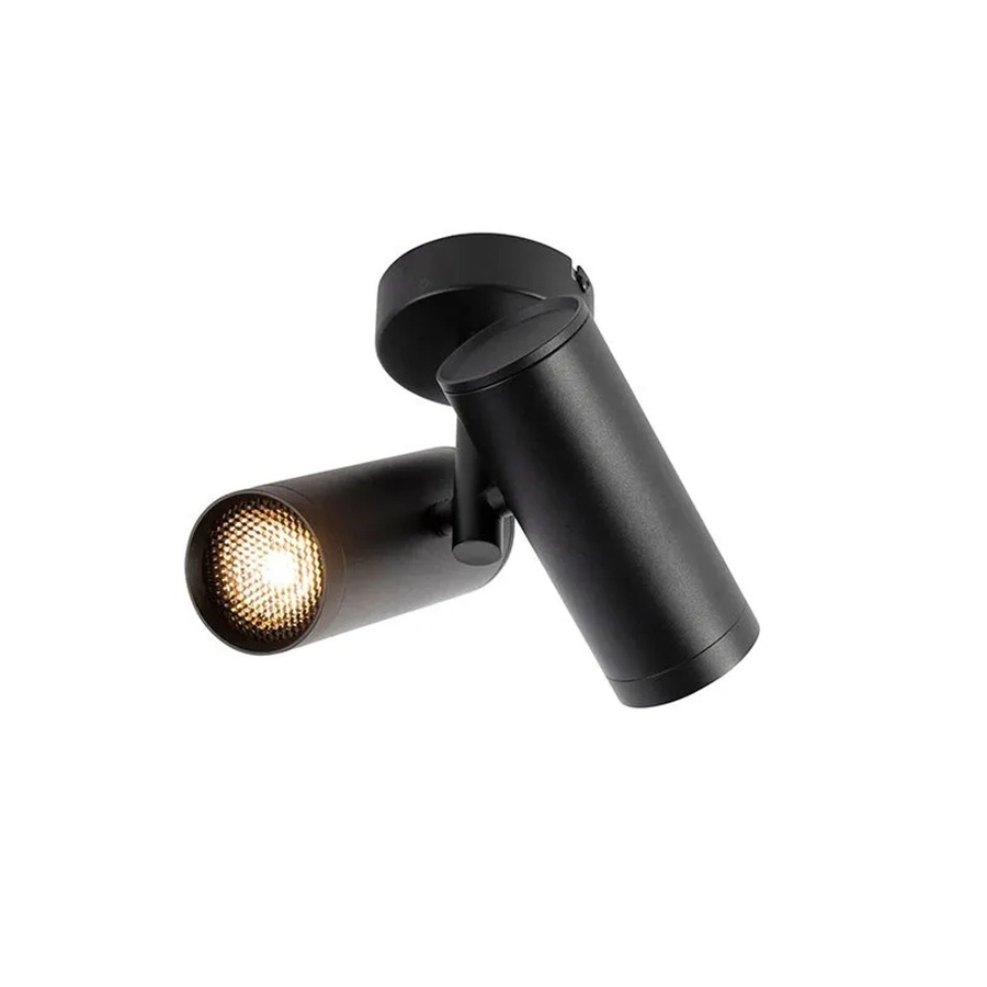 QAZQA Designspot Scopio Honey 2-flammig Schwarz dimmbar und verstellbar mit GU10 Reflektor - Bild 2