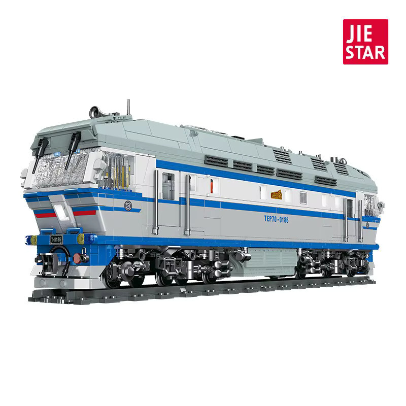 wishiot Eisenbahn-Bausatz TEP70 Lokomotivmodell, 2252 Teile, ab 14 Jahren - Bild 5