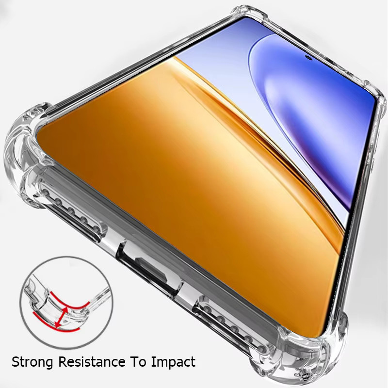 Transparente ultradünne Handyhülle für Realme 11 12 13 14 15 16 Pro Plus 14T Lite 11X 15T 12x weiche Rückabdeckung - Bild 4