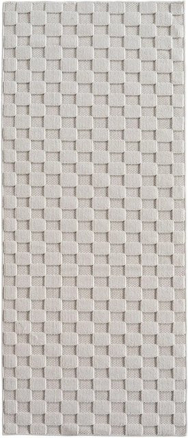 Ayyildiz Flachgewebeteppich Helix Creme Beige Modernes Design B/H/L: 80 x 0,7 x 250 cm - Bild 1