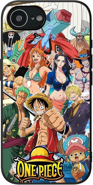 Samsung Galaxy Handyhülle mit One Piece Motiv Zoro Luffy Tony Chopper in Multicolour - Bild 1