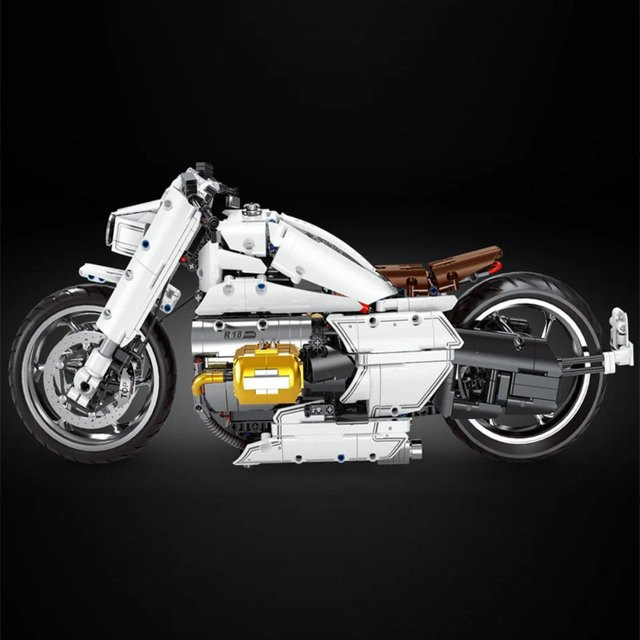 Yangkili MOC Technische R18 Motorrad Bausteine, Sport Modell, Kunststoff - Bild 1